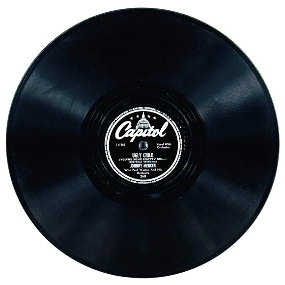 Johnny Mercer With Paul Weston & His Orchestra - Ugly Chile - 268 Capitol 78 RPM - Picture 1 of 4